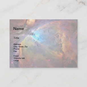 Orion Nebula Space Galaxy Visitkort