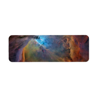 ORION NEBULA SPACE WONDERS STARS GALAXY UNIVERSE P RETURADRESS ETIKETT