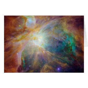 Orion Nebula Stars Composite Hälsningskort
