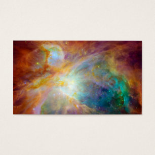 Orion NebulaHubble Spitzer utrymme Visitkort