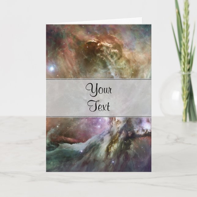 Orion Nebulapastell Tack Kort (Framsida)