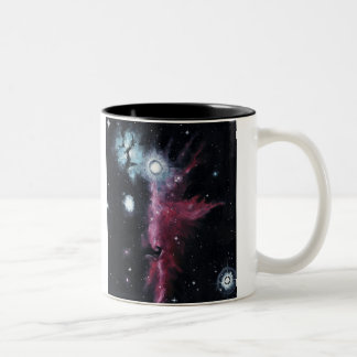 Orion och Horsehead Nebulamugg Två-Tonad Mugg