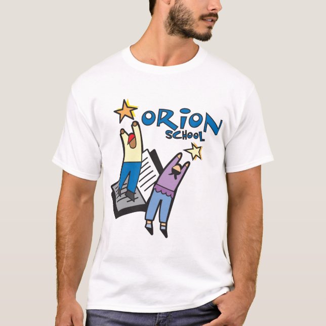 Orion skolar manar utslagsplats tee shirt (Framsida)