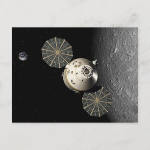 Orion Spacecraft i Lunar Orbit Vykort