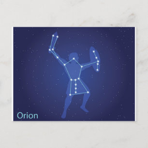 Orion the Hunter in Greece Mythology Helg Vykort