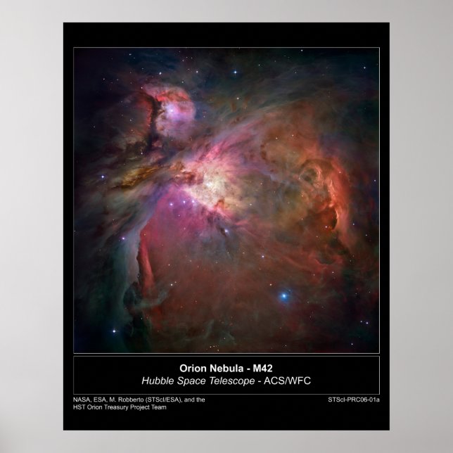 OrionNebula-M42-2006-01a Poster (Framsidan)