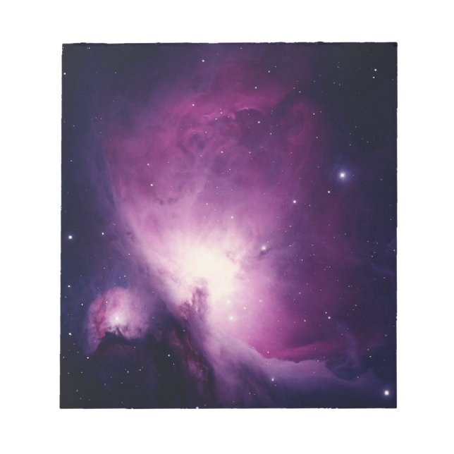 orionnebuli av MILKY WAY GALAXY Anteckningsblock (Framsida)