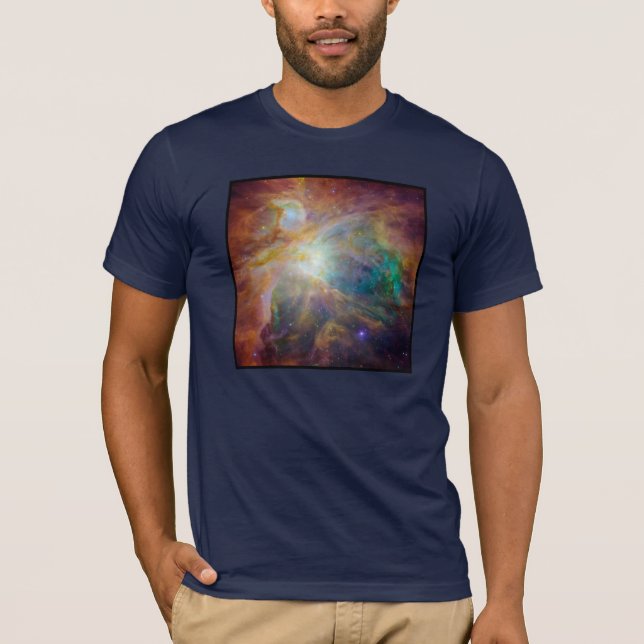 Orionnebulosa Astronomisk Foto T-shirt (Framsida)