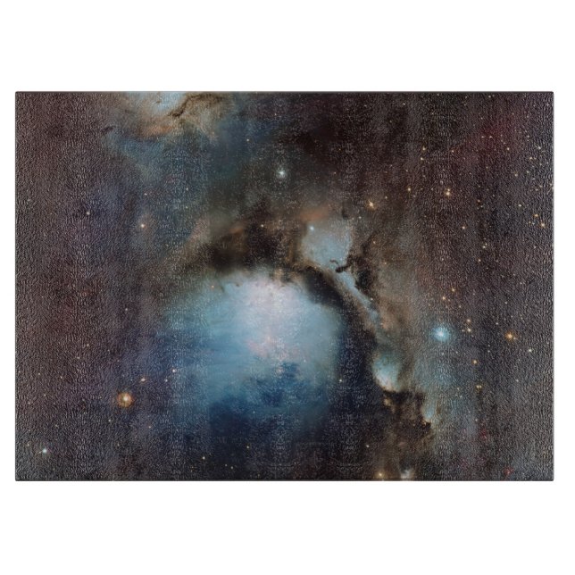 Orionnebulosan astronomi blå brun beige himmel stj (Framsidan)