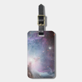 Orionnebulosan astronomi blå brun beige himmel stj bagagebricka