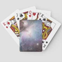 Orionnebulosan astronomi blå brun beige himmel stj casinokort