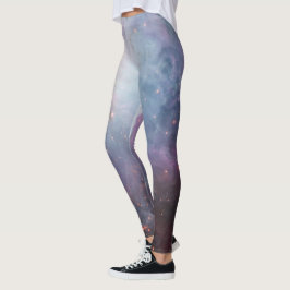 Orionnebulosan astronomi blå brun beige himmel stj leggings