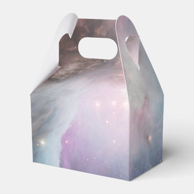 Orionnebulosan astronomi blå brun beige himmel stj presentaskar (Baksidan Sidan)