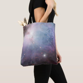 Orionnebulosan astronomi blå brun beige himmel stj tygkasse
