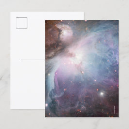 Orionnebulosan astronomi blå brun beige himmel stj vykort