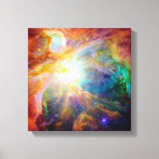 Orionnebulosan Färgrik Galax Canvas Väggkonst