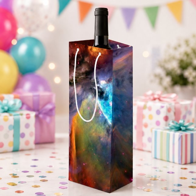 Orionnebulosan Galax i rymden (Orion Nebula Space Galaxy Wine Gift Bag)