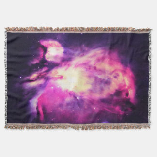 Orionnebulosan Häpnadsväckande Vacker Lila Filta Mysfilt