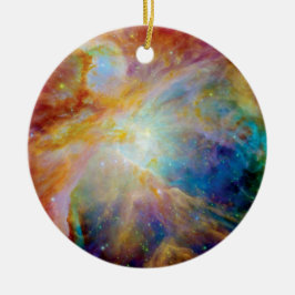 Orionnebulosan Hubble Spitzer-teleskop Rymdfoto Julgransprydnad Keramik