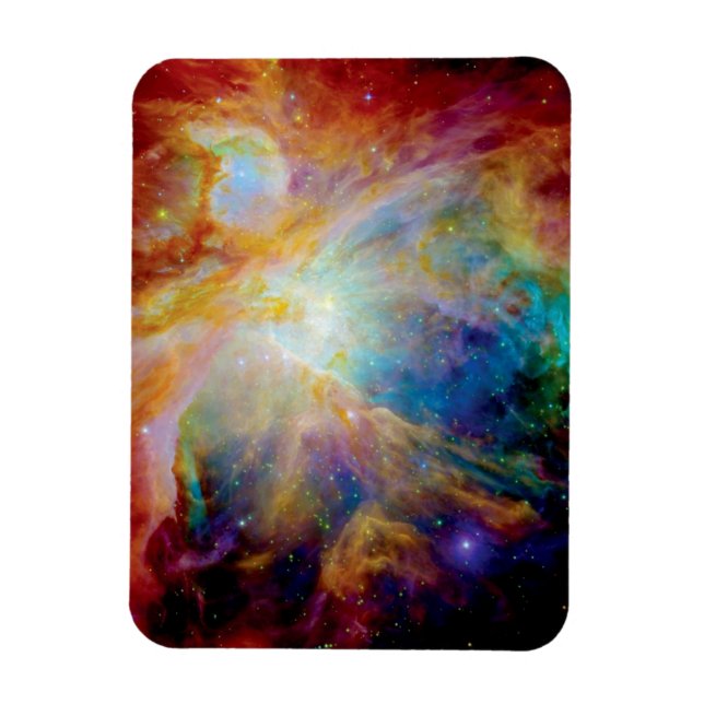 Orionnebulosan Hubble Spitzer-teleskop Rymdfoto Magnet (Vertikal)