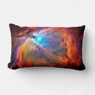 Orionnebulosan Rymdgalax hög kontrast Lumbarkudde