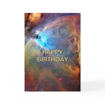 Orionnebulosan Utomjordisk Rymdfödelsedag 5x7