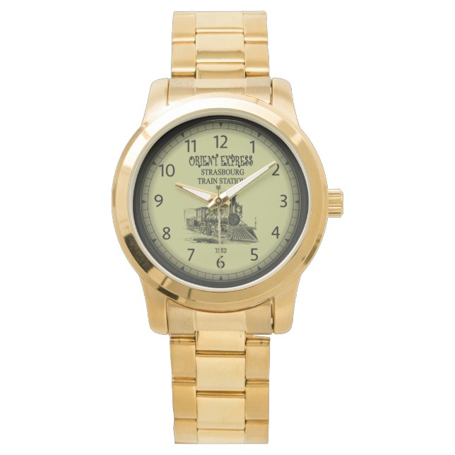 Orioral Express Paris Station/Strasbourg Station Armbandsur (Framsida)