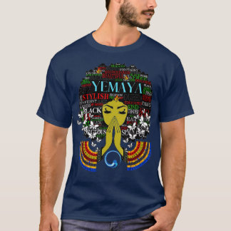 Orisha Yemaya den Underbara motens gudinna T Shirt