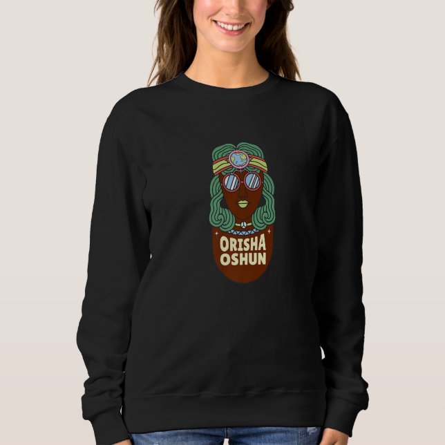 Orishan Oshun Ashe - Gudinnan över gudomlighet, fe T Shirt (Framsida)