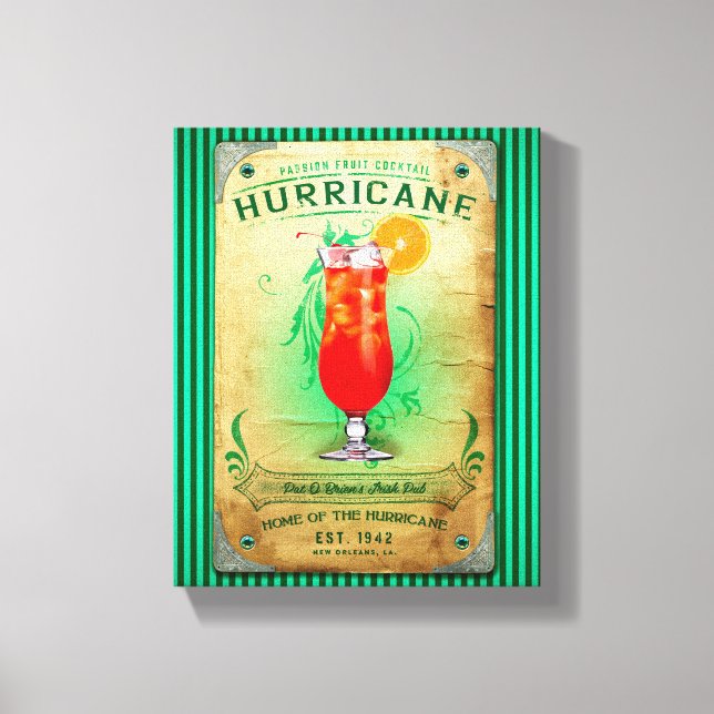 Orkan Cocktail Canvastryck (Framsida)