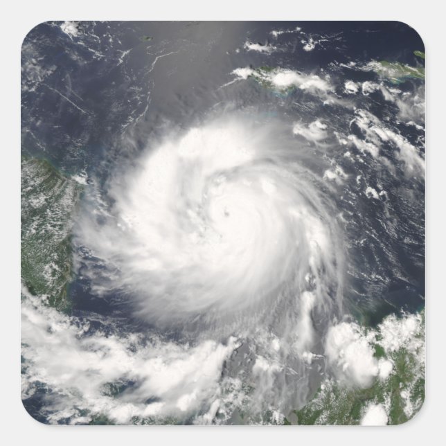 Orkan Felix Fyrkantigt Klistermärke (Framsida)