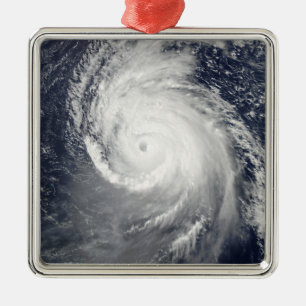 Orkan Igor i Atlanticet Ocean Julgransprydnad Metall