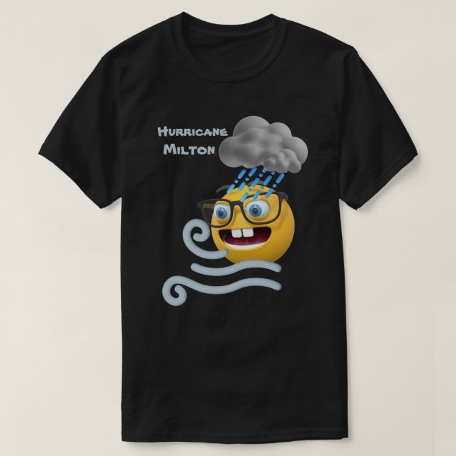 Orkan Milton Survivor Florida Storm T Shirt (Design framsida)