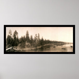 Orkanbukten Tahoe Photo 1908 Poster