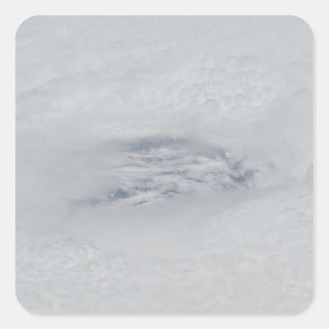 Orkanen BIll öga Fyrkantigt Klistermärke (Framsida)