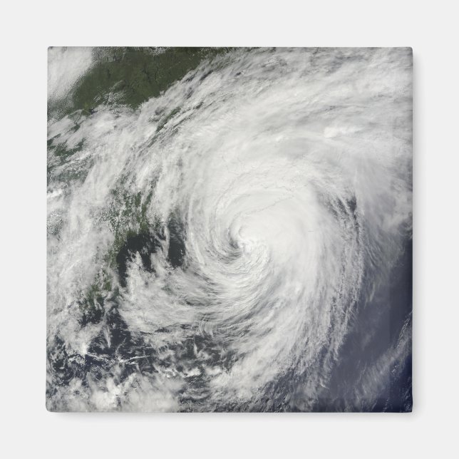 Orkanen Bill over Nova Scotia Magnet (Framsidan)