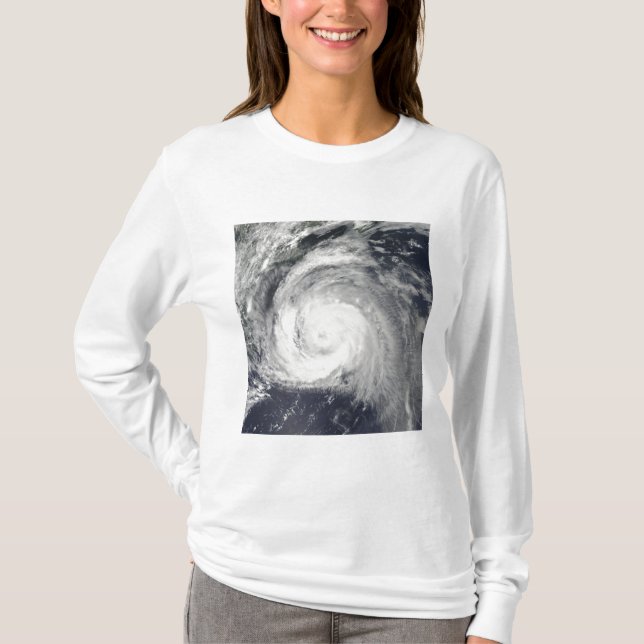 Orkanen Bill utanför Öster Kusten Tee Shirt (Framsida)