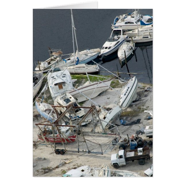 Orkanen Charley Aftermath, augusti 2004 OBS Kort (Framsidan)