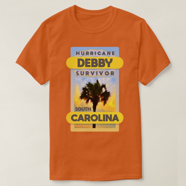 Orkanen Debby South olina T Shirt (Design framsida)