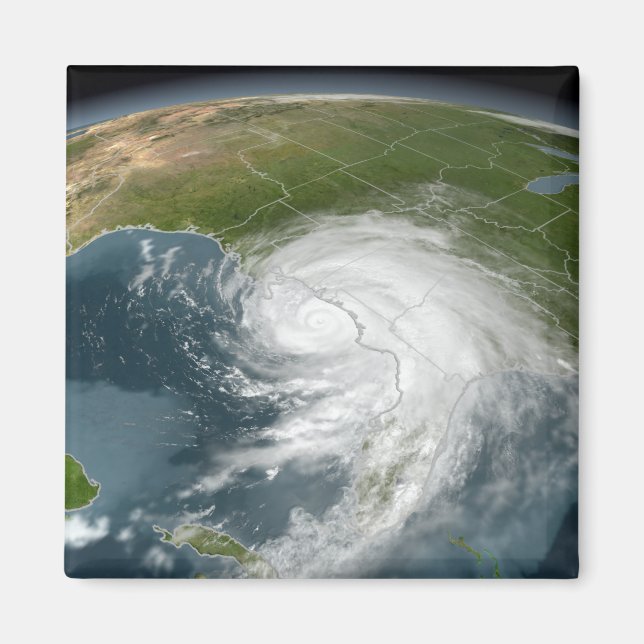 Orkanen Dennis 2 Magnet (Framsidan)