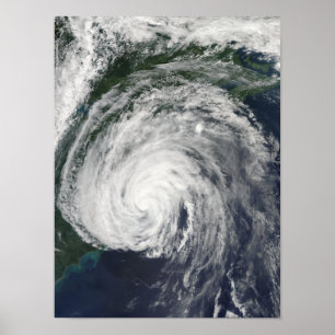 Orkanen Earl från Mid-Atlantic Poster