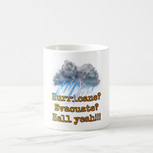 Orkanen? Evakuera? Fan! Kaffemugg