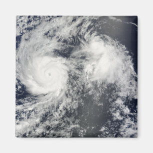 Orkanen Felicia och Storm Enrique öster av Haw Magnet