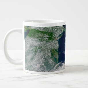 Orkanen Frances på en deljord. Jumbo Mugg