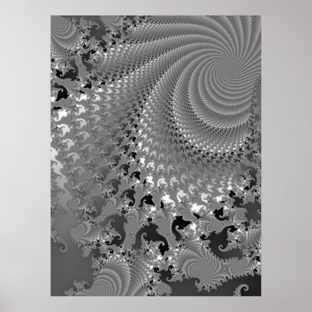 Orkanen Grått Snöre Poster (Framsidan)