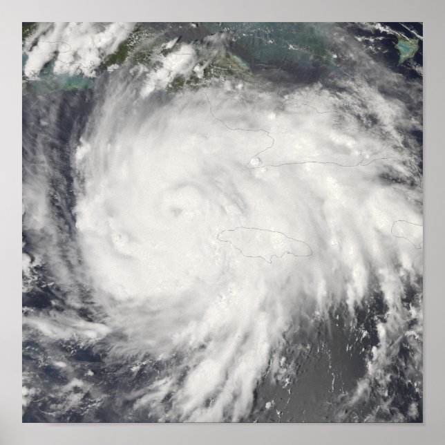 Orkanen Gustav over Jamaica Poster (Framsidan)