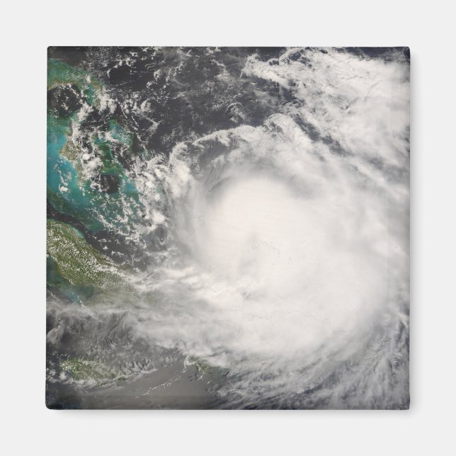 Orkanen Hanna över Bahamas Magnet (Framsidan)