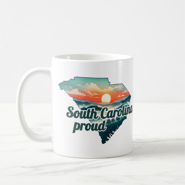 Orkanen Helene Fundraiser South Carolina Strong Kaffemugg (Vänster)