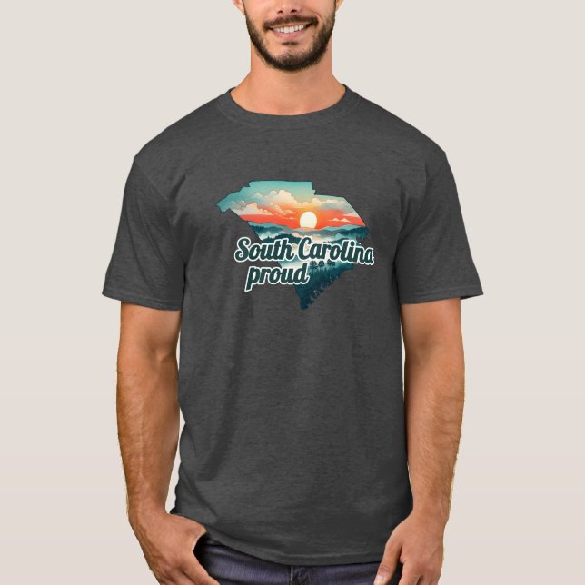 Orkanen Helene Fundraiser South Carolina Strong T Shirt (Framsida)