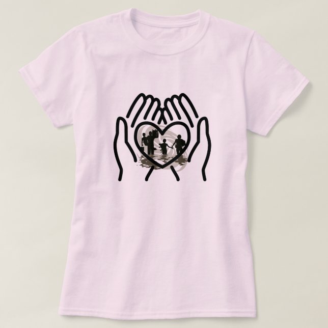 Orkanen Helene Survivor Support Storm Flood T Shirt (Design framsida)